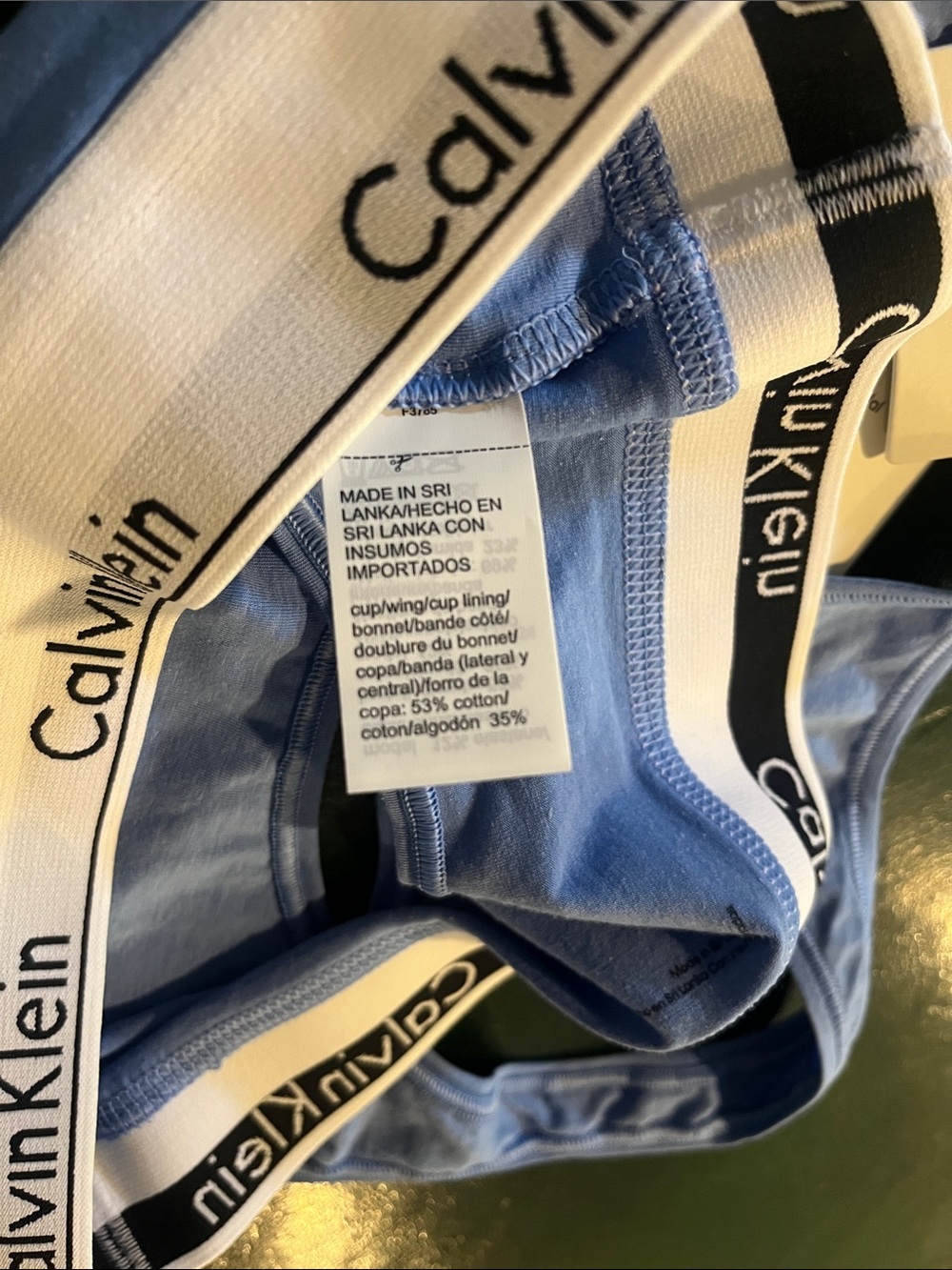 Calvin Klein Racerback Bralette - Picture 6 of 7